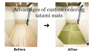 Advantages of custom ordering tatami mats