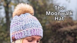 The MOONWALK Hat Pattern Crochet | Beanie Pattern Crochet