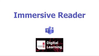 Microsoft Teams Tutorial - Getting Started - Immersive Reader - 9
