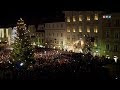 Stille Nacht, heilige Nacht - Der größte Chor Österreichs sang Stille Nacht am Stadtplatz Steyr