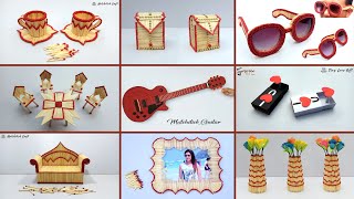 11 Unique and Cool Matchstick Easy Craft Ideas #matchstick art and craft🆕🆒💯🆓