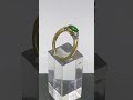 TSAVORITE GARNET DIAMOND RING