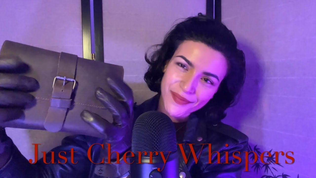 Leather Asmr The Best Leather Case Sounds Youtube