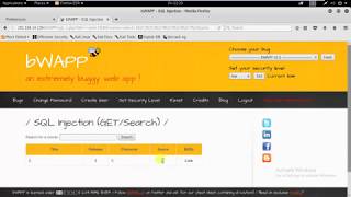 [Low level] bWAPP Sql Injection Get Search low Part-2