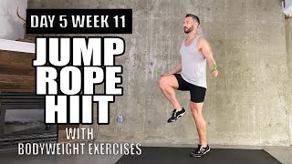 Week 11 Day 5 // 12 Week Jump Rope Program // at home workout