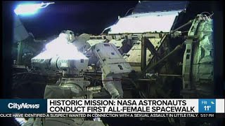 NASA completes all-female spacewalk