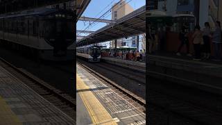 京阪守口市駅　京阪3000系快速急行到着 #shorts #鉄道 #京阪電車 #京阪守口市駅 #京阪3000系