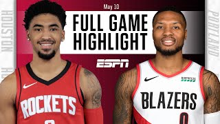 Houston Rockets at Portland Trail Blazers | Full Game Highlights