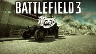 Battlefield 3 Funny Moments: Drive By Jeep BF3 C4 Trolling