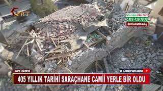 405 Yıllık Tarihi Saraçhane Camii Yerle Bir Oldu