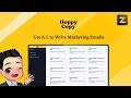 Use AI to Write Marketing Emails with Hoppy Copy | Jasper Alternative (Review)