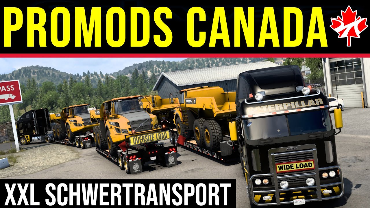 ATS Promods Canada - XXL Schwertransport - CML Convoy 🔴 LIVE [#429 ...