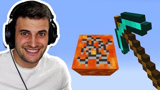 Minecraft, But It's One Lava Block...