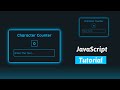 How to Build a Character Counter Using HTML, CSS, and JavaScript