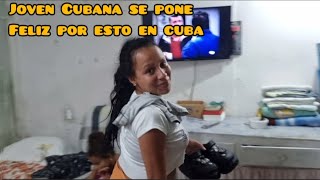 Joven Cubana Feliz Por Esto /Así Esta Esta Familia Cubana Hoy