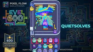 Pixel Flow Levels 609, 610, 611 - CRACKING THE LEVEL 610 MARK! 🧩