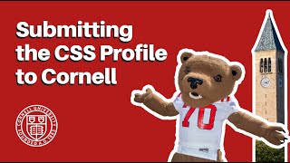 Submitting the CSS Profile to Cornell