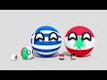 countries scaled by oldest cities countryballs animation