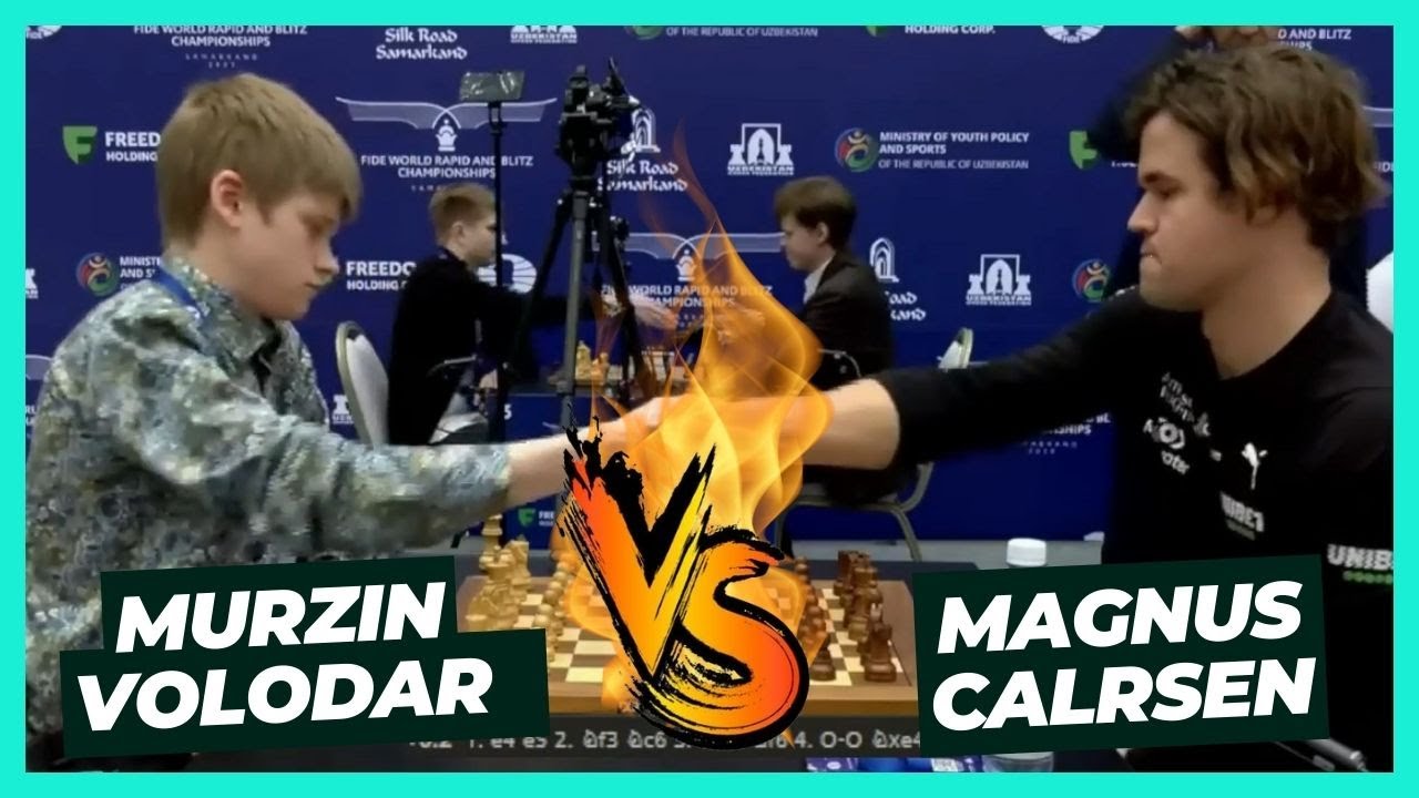 GM Murzin, Volodar 2591 VS Carlsen, Magnus 2887 - World Rapid And Blitz ...