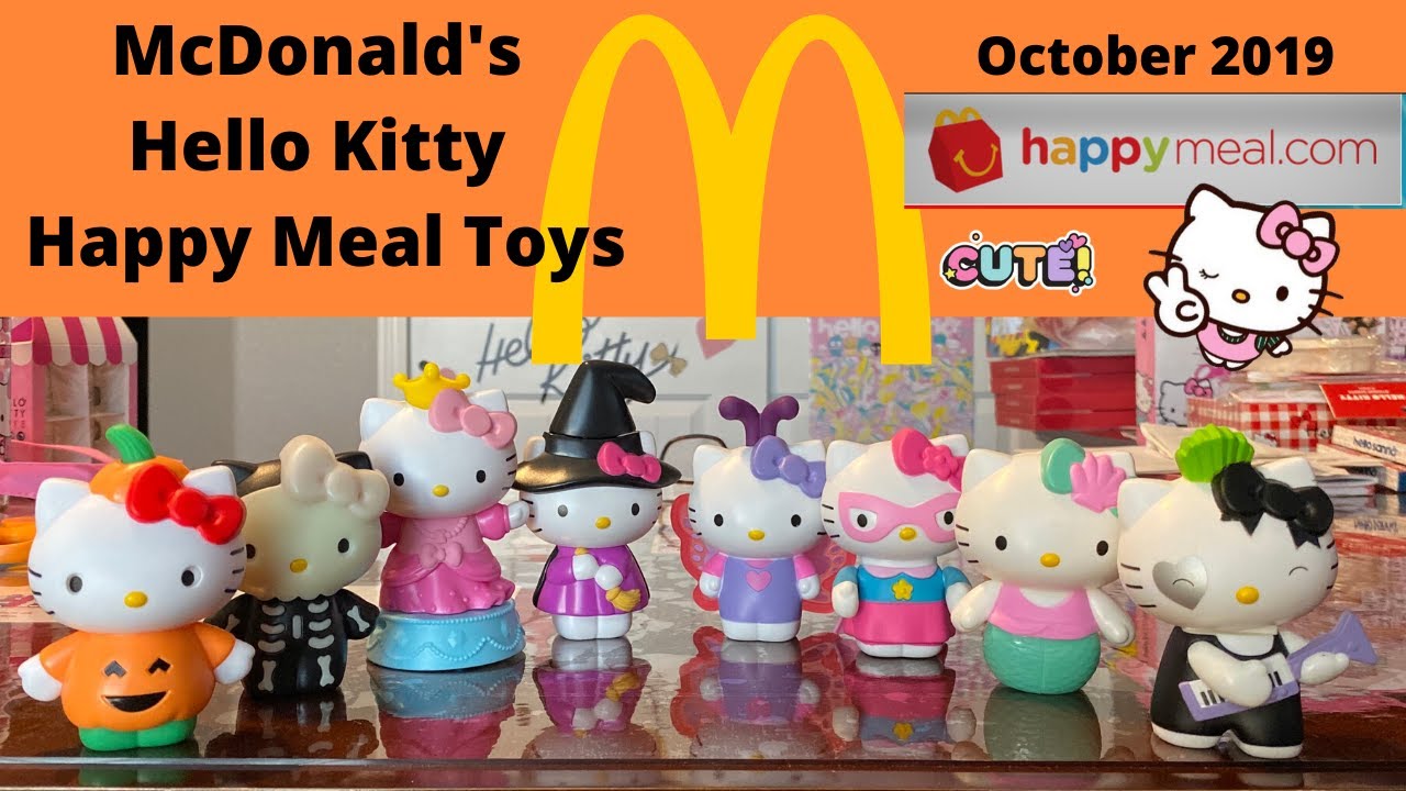 McDonald's Hello Kitty Happy Meal Toys Oct 2019 - YouTube