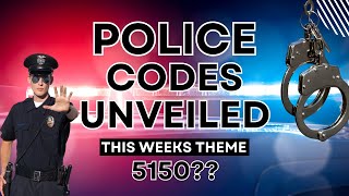 Unveiling Secret Police Codes in the City's Shadows. Cracking the Cipher: 5150, 1062...