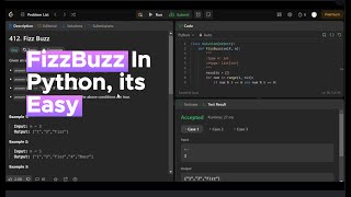Lets Solve FizzBuzz in python