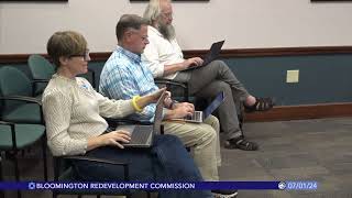 Bloomington Redevelopment Commission, July 1, 2024