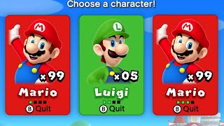 New Super Mario Bros. U Deluxe Coin Battle – 3 Players Final Boss (Full HD 60 fps)