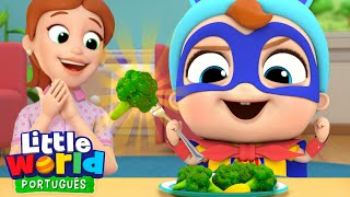 Os Legumes dão Poderes ao Super Joãozinho! 🥦 | 🥕 O Mundo de Nina e Nico - Little World Português