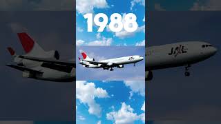 Japan Airlines Throughout The Years 🇯🇵 #jal #aviation #avgeek #commercialaviation