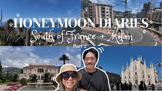 Summer in the French Riviera: Nice, Cannes, Èze, Monte-Carlo, etc + Milan | Honeymoon Diaries Part 2