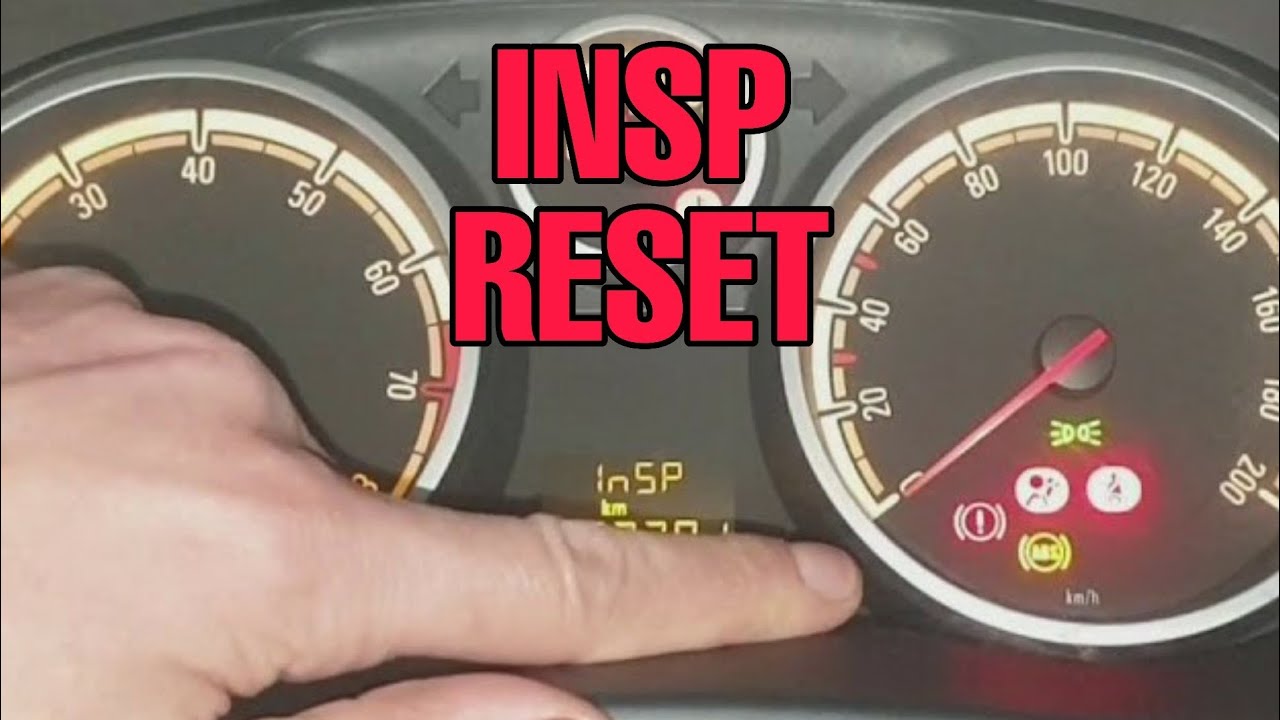 INSP Reset - Vauxhall Opel Corsa D Astra H Meriva Tigra Service Light ...