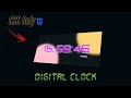 Make a Digital Clock using Html Css and Javascript with hover effect like a card view #No_Limit_Code