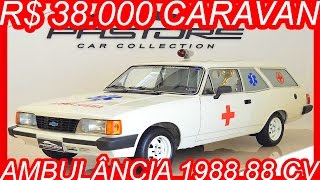 PASTORE R$ 38.000 Caravan Ambulância 1988 Branca aro 14 MT5 RWD 2.5 Álcool 88 cv 16,7 kgfm #OPALA