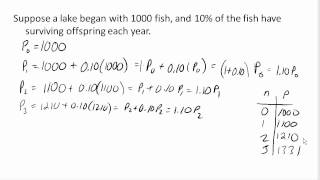 Exponential Growth Model Part 1