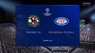 FIFA 22 | Örebro SK vs Vålerenga Fotball - UEFA Champions League | Gameplay
