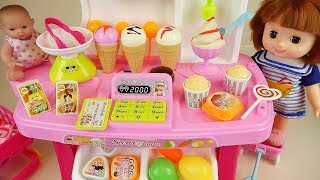 Baby doll Ice cream shop and cooking play