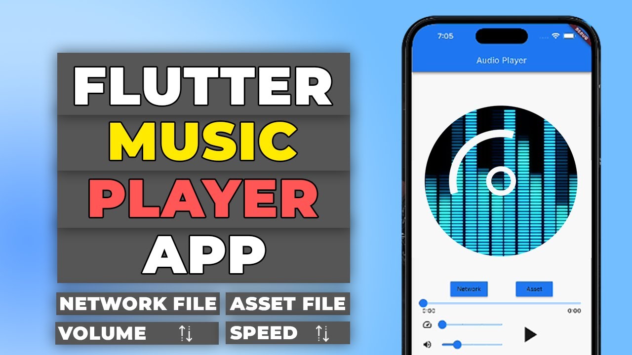 Flutter Audio Player Tutorial Assets Urls Files Audio Streaming