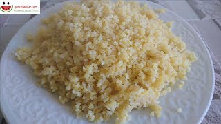 Sade Bulgur Rice Recipe - Recipes