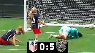 ex USA Women vs Teenage Boys (Say Word FC) 0-5 - All Goals & Highlights 2023