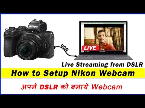 How To Setup Nikon Webcam Utility From USB Cable - YouTube