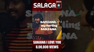 I LOVE YOU SANJANA - Lyrical Song | "SALAGA" Movie | Duniya Vijay | Sanjana Anand | Naveen Sajju