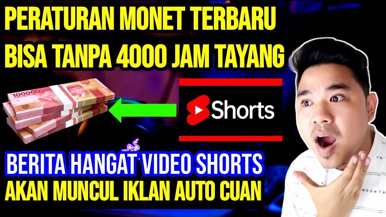 UPDATE: Pendapatan Iklan Shorts | Cara Baru Channel Cepat Di Monetisasi ...