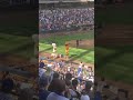 Jomboy falls on his face during the Brewers sausage race