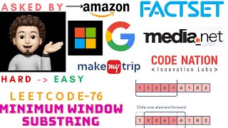 Minimum Window Substring | Google | Leetcode 76