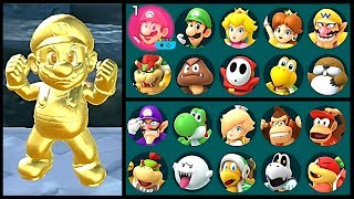 Super Mario Party Golden Drink All Characters