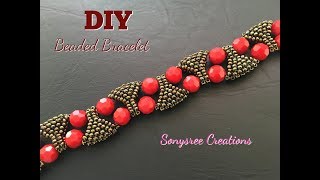 Designer Statement Bracelet 🌹 Beaded bracelet DIY bracelet