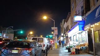 Walking in Newark, NJ in the night | Some streets around Bloomfield Ave | Parker St to Broadway