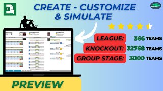 ⚽ How to Create League and Tournament in Excel ?