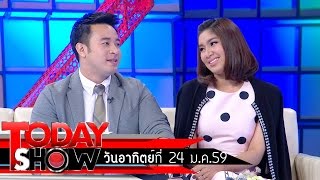 TODAY SHOW  24 ม.ค. 59 (1/3) Talk Show  เบนซ์  พรชิตา - มิค  บรมวุฒิ หิรัณยัษฐิติ